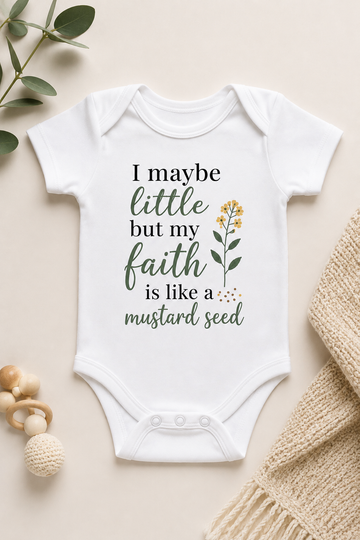 I maybe little but my faith is like a mustard seed Little Promises Co